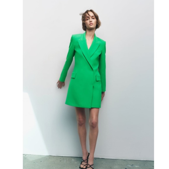 Zara double breasted blazer dress. - Picture 4 of 16